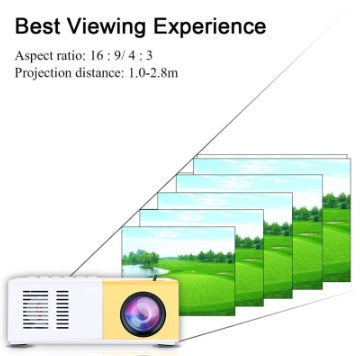 Portable Mini HD LED Projector – Home Theater & Cinema