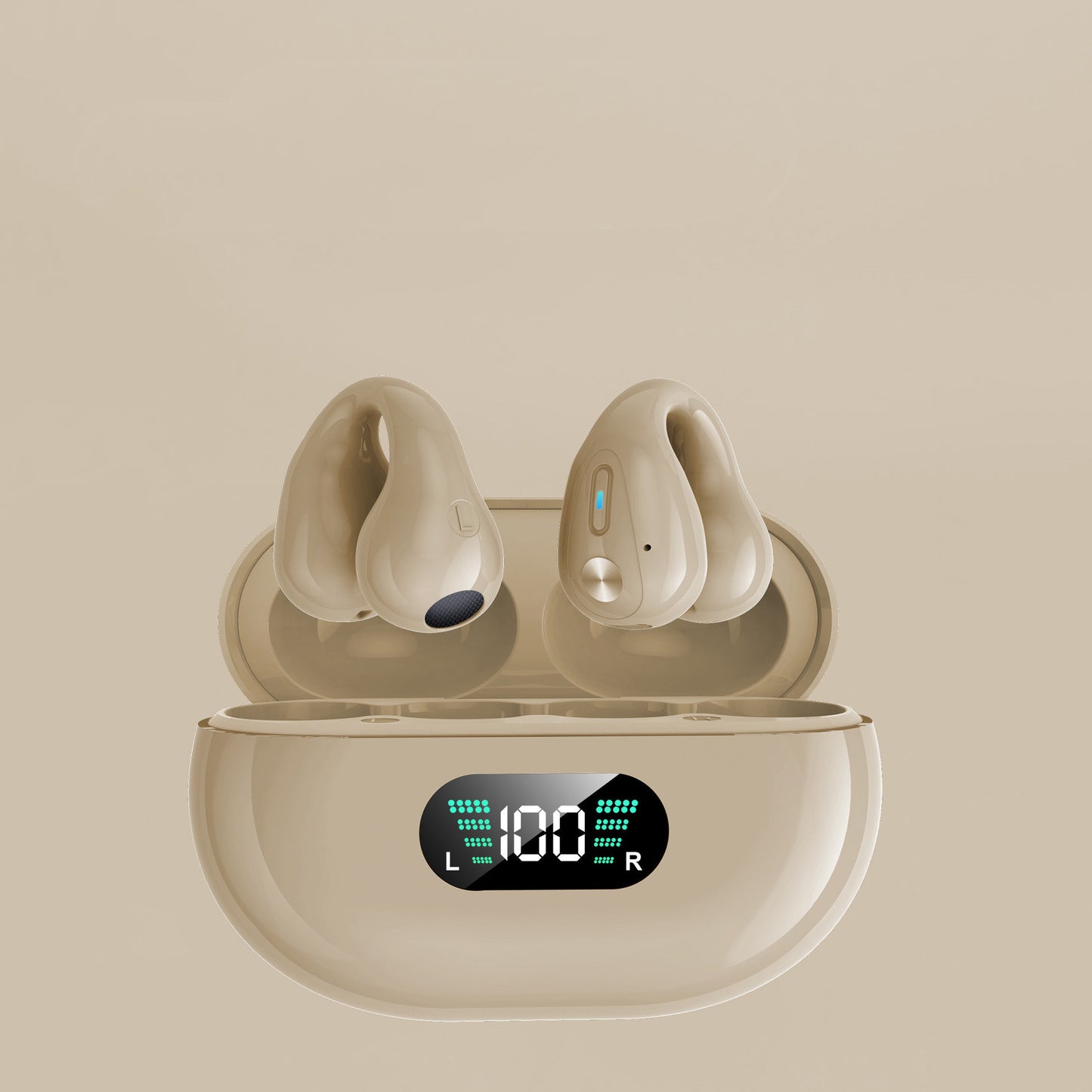 Bone Conduction TWS Earbuds – Bluetooth 5.3 Sports Headphones