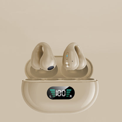 Bone Conduction TWS Earbuds – Bluetooth 5.3 Sports Headphones