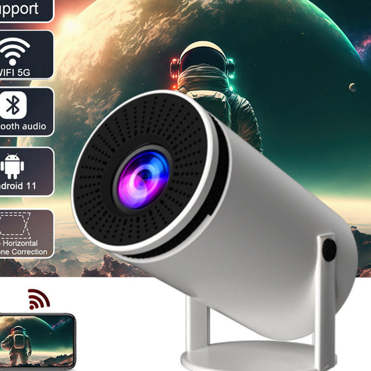 HY300 Smart HD Projector – Home Theater with Screen Support