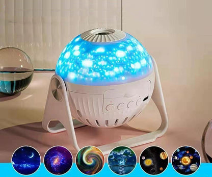 Galaxy Starry Sky Projector – Bedroom Night Light & Home Decoration