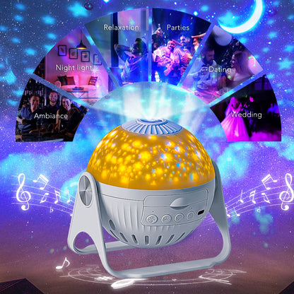 Galaxy Starry Sky Projector – Bedroom Night Light & Home Decoration