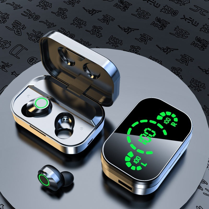 YD03 TWS Wireless Earbuds – Digital Display & Breathing Light