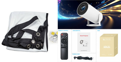 HY300 Pro Portable Projector – Home Theater Entertainment