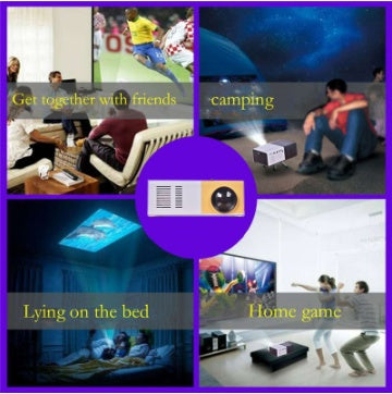 Portable Mini HD LED Projector – Home Theater & Cinema