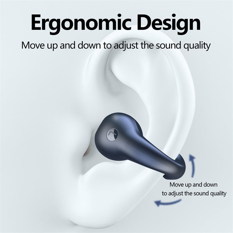 Bone Conduction TWS Earbuds – Bluetooth 5.3 Sports Headphones