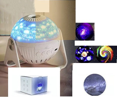 Galaxy Starry Sky Projector – Bedroom Night Light & Home Decoration