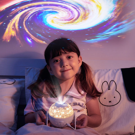 Galaxy Starry Sky Projector – Bedroom Night Light & Home Decoration