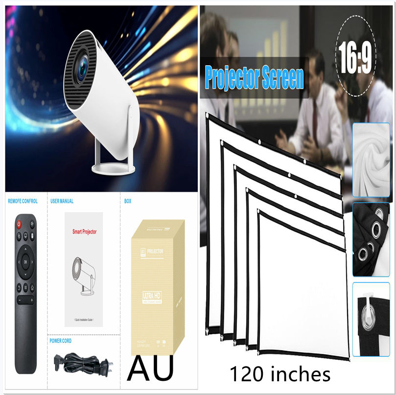 HY300 Pro Portable Projector – Home Theater Entertainment