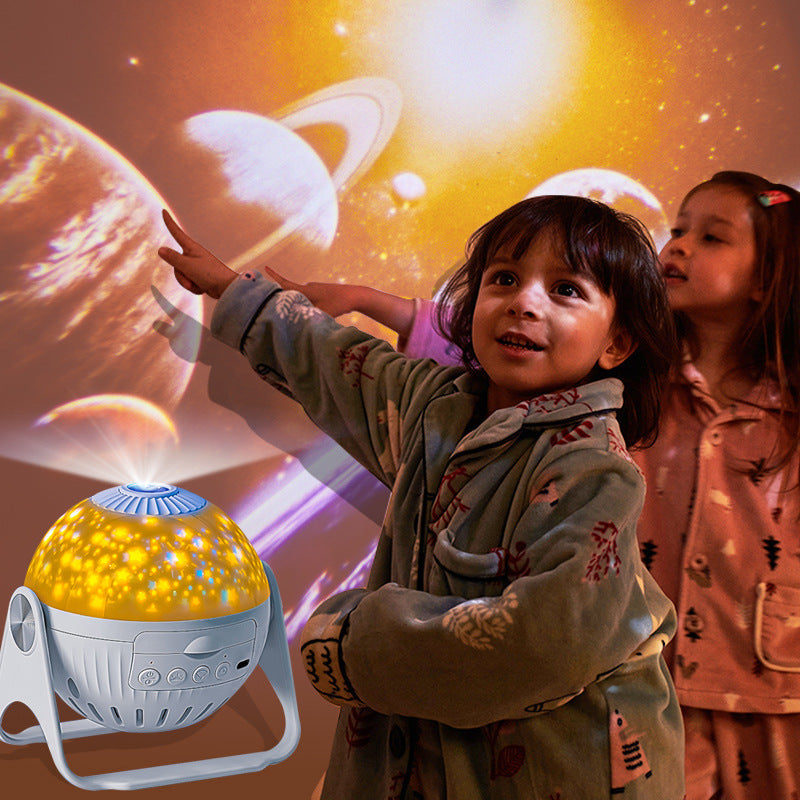 Galaxy Starry Sky Projector – Bedroom Night Light & Home Decoration